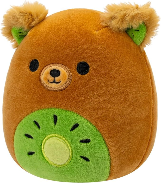 Squishmallows Original 5-Inch Mitchard Kiwi Bear - Official Jazwares Plush