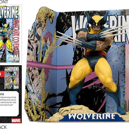 McFarlane Toys - Marvel Wolverine 1:10th Scale Collectible with Scene (Wolverine #85)