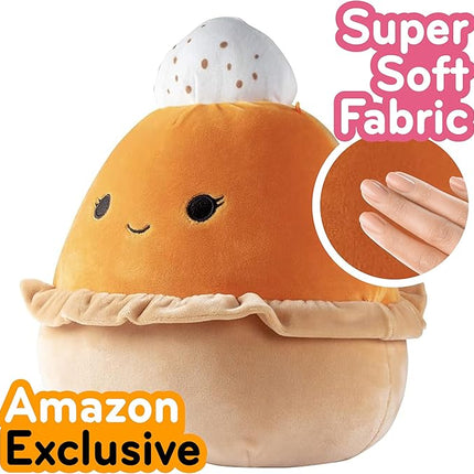 Squishmallows Original 10-Inch Torize The Pumpkin Pie - Official Jazwares Fall Halloween 2025 Exclusive Plush - Collectible Soft & Squishy Dessert Food Stuffed Animal Toy - Gift for Kids, Girls & Boys