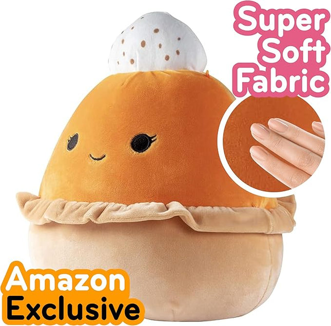 Squishmallows Original 10-Inch Torize The Pumpkin Pie - Official Jazwares Fall Halloween 2025 Exclusive Plush - Collectible Soft & Squishy Dessert Food Stuffed Animal Toy - Gift for Kids, Girls & Boys