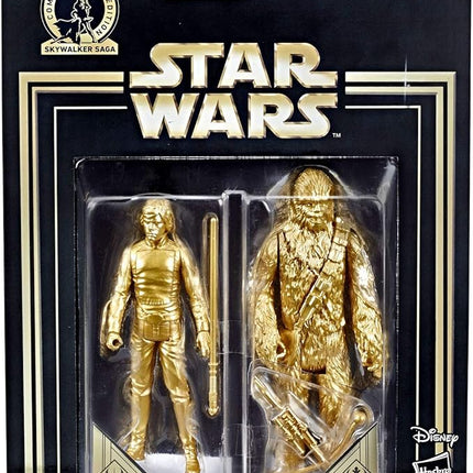 HASBO Commemorative Edition Skywalker Saga Gold Luke Skywalker & Chewbacca