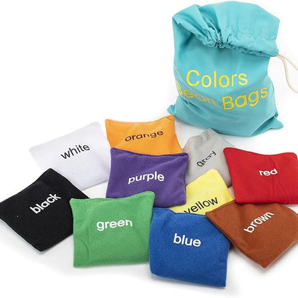 Educational Insights Colors Bean Bags - Color Sorting Toys for Toddlers, Manipulatives for Preschoolers Learning Colors, Toddler Learning Toys, Hands-On Activities for Preschool Classroom, Ages 3+