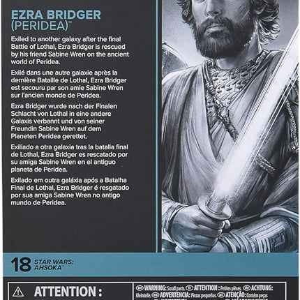 STAR WARS The Black Series Ezra Bridger (Peridea), Ahsoka Premium Collectible 6 Inch Action Figure