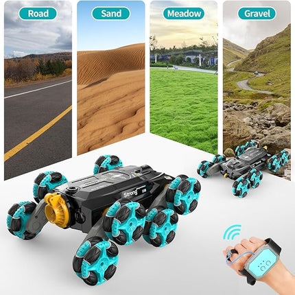 8WD Gesture Sensing RC Stunt Cars - Toys Gifts for Kids 8 9 10 11 12 Year Old Boys Girls,2.4Ghz Remote Control Cars,Transform Drift Off Road Vehicle for Children Birthday Presents