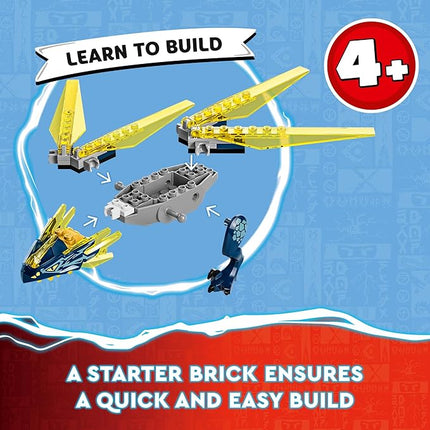 LEGO NINJAGO NYA and Arin’s Baby Dragon Battle 71798 Ninja Building Toy, Features a Jet, 2 Dragons, 3 Minifigures and Baby Riyu, Gift Idea for Toddlers Ages 4+