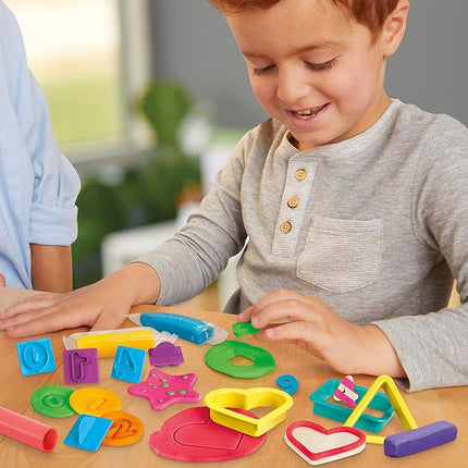 Play-Doh Numbers and Shapes Playset with 17 Tools & 20 Compound Sticks, Back to School Classroom Supplies, Kids Arts & Crafts, Preschool Toys, Ages 3+