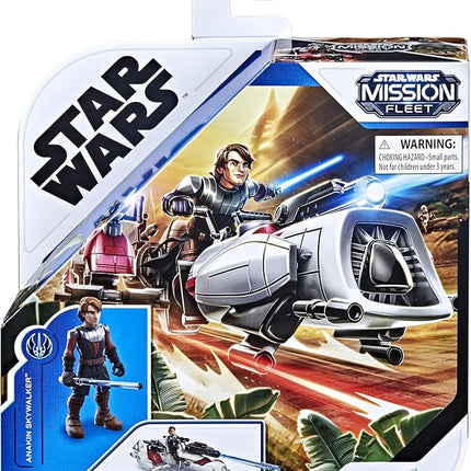 STAR WARS Mission Fleet Expedition Class Anakin Skywalker BARC Speeder Strike 2.5-Inch-Scale Figure and Vehicle for Kids Ages 4 and Up