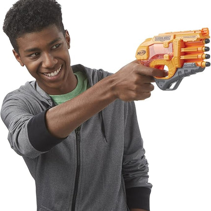 NERF Persuader Doomlands Toy Blaster With Hammer Action And 4 Official Nerf Doomlands Darts For Kids, Teens, And Adults