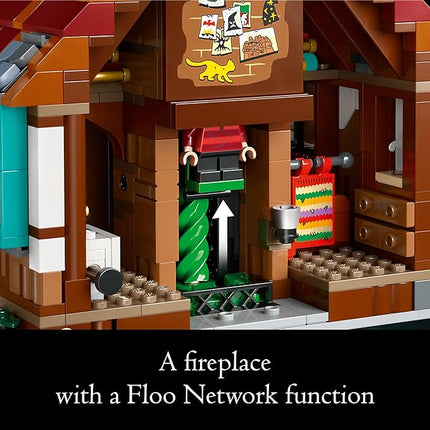 LEGO Harry Potter The Burrow Building Sets for Adults - Collectible Harry Potter Weasley House Kits with 10 Minifigures - Gifts for Men and Women, Fans - 76437