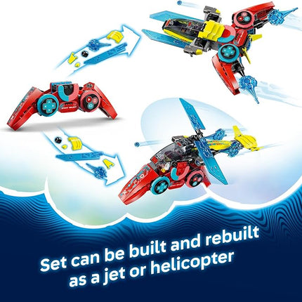 LEGO DREAMZzz Cooper's Gaming Controller Jet Toy - Building Toy Set for Kids, Boys and Girls, Ages 7+ - with 2 Build Options and 1 Minifigure - Gift Idea for Birthdays - 71489