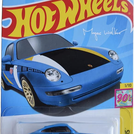 Hot Wheels '96 Porsche Carrera, HW The '90s 1/10 [Blue] 174/250