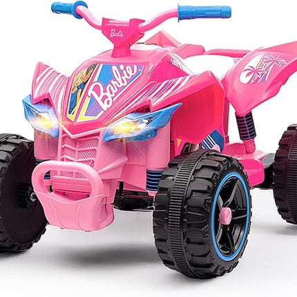 Barbie - 12V ATV Ride On Toy, Fun and Exciting Ride for Kids, Stylish Design for Imaginative Play (Pink)