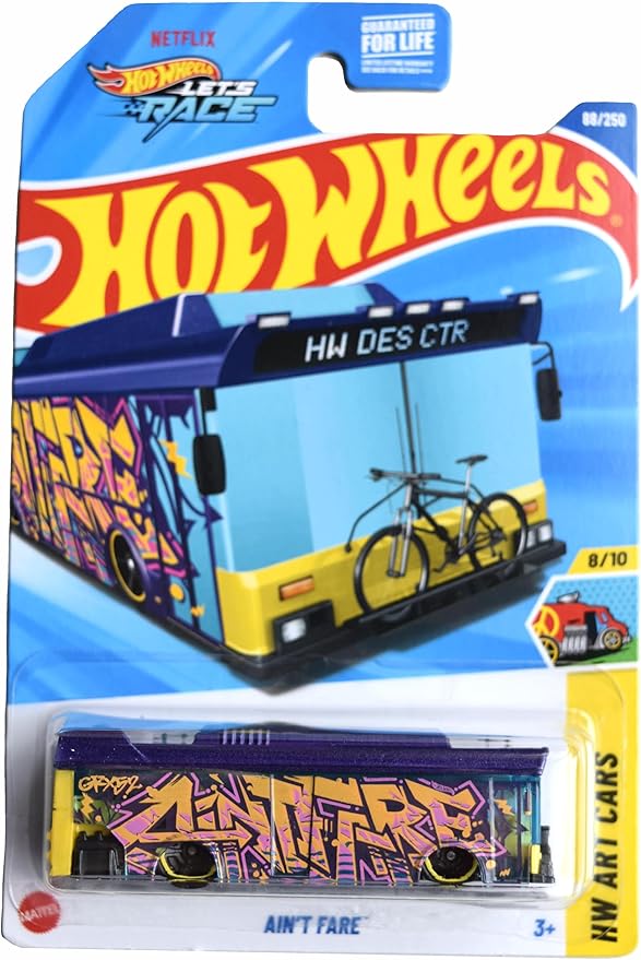 Hot Wheels Ain't Fare, HW Art Cars 8/10 [Purple] 88/250
