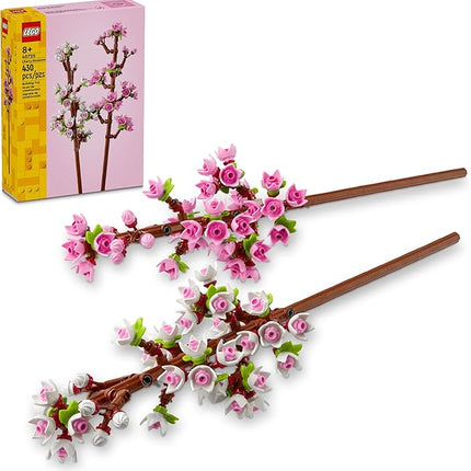 LEGO Cherry Blossom Building Toy for Kids, Girls & Boys, Ages 8+ - Artificial Cherry Blossom Decor for Home & Display - Creative Gift Idea for Plant & Flower Lovers - 40725
