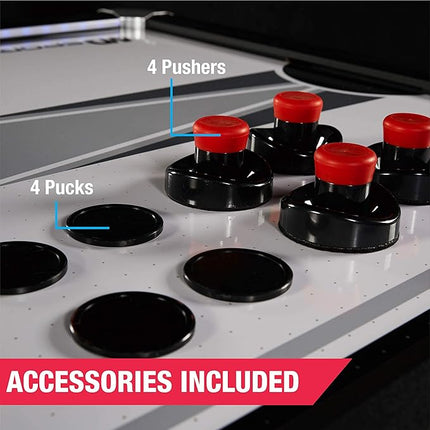 MD Sports Air Hockey Table with Arcade Electronic Scorer, Perfect for Family Game Rooms