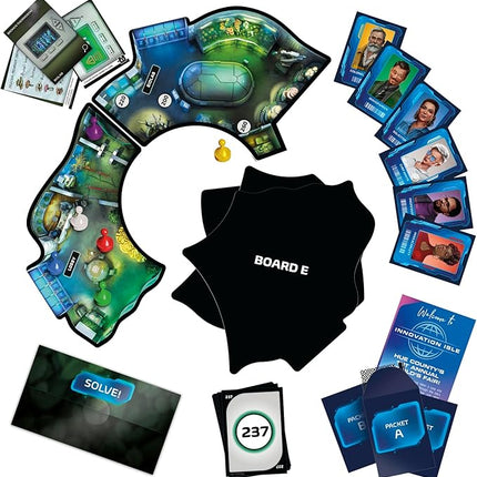 Clue Escape: The World’s Fair Board Game | Escape Room 1-Time Solve Mystery Games | Ages 10+ | 1 to 6 Players | 90 - 120 Mins.| Family Games