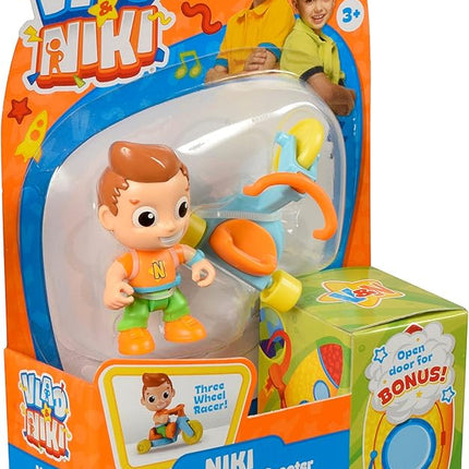 BANDAI Vlad & Niki Play Action Figure - Everyday Niki- Articulated Action Figurine with Accessories, Multicolor, P57560