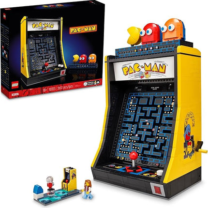 LEGO Icons PAC-Man Arcade Building Kit, Build a Replica Model of a Classic Video Game, Nostalgic Gift for Fans of Retro Video Games and Retro Décor, Includes PAC-Man, Blinky and Clyde, 10323