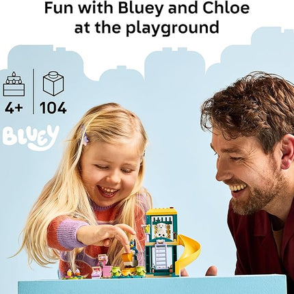 LEGO Bluey Playground Fun with Bluey and Chloe Sensory Building Blocks - Preschool Pretend Play & Learning Toys for Kids - 4 Year Old Girl & Boy Birthday Gifts - 11201