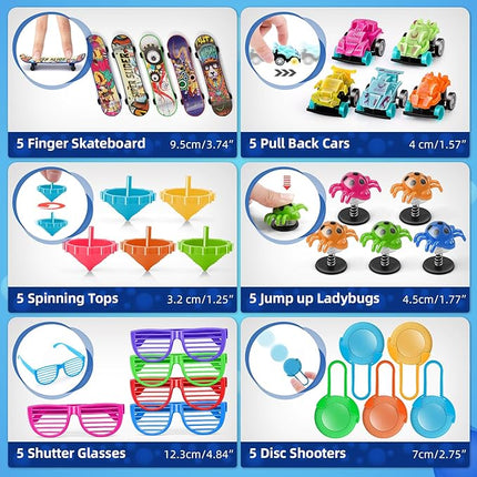 Amy&Benton 400pcs Party Favors for Kids 8-12 4-8 3-5, Goodie Bags Stuffers,Pinata Stuffers Fillers,Treasure Box Toys for Classroom Prizes,Birthday Easter Christmas Haloween Valentine Holiday Supplies