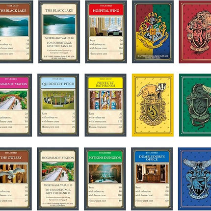 Monopoly Harry Potter Edition Board Game | A Magical Adventure at Hogwarts | Ages 8 and Up | 2 to 6 Players | Family Games | Gifts for Kids and Adults