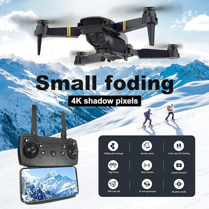 Drone with Camera for Adults/Kids4K Foldable RC Quadcopter Drone with 1080P HD Camera FPV Video, Altitude Hold, One Key Take Off/Landing, 3D Flip, APP Control, beginner