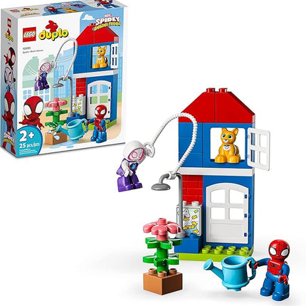 LEGO DUPLO Marvel Spider-Man’s House 10995, Spiderman Toy for Toddlers, Boys, and Girls, Spidey and His Amazing Friends Super Hero Set