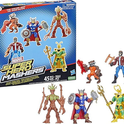 Marvel Super Hero Mashers Thor and Guardians of The Galaxy Pack