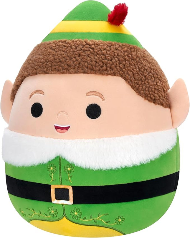 Squishmallows Original 12in Buddy The Elf – Official Jazwares Plush (Medium-Sized)