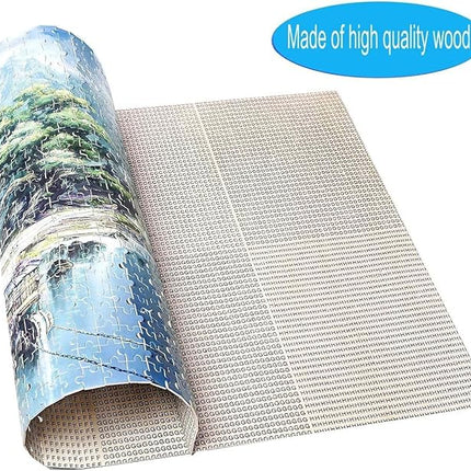 1000 Pieces Puzzle for Adults, Wooden Puzzles 29.5 x 19.7 in,Bookshelf Canal