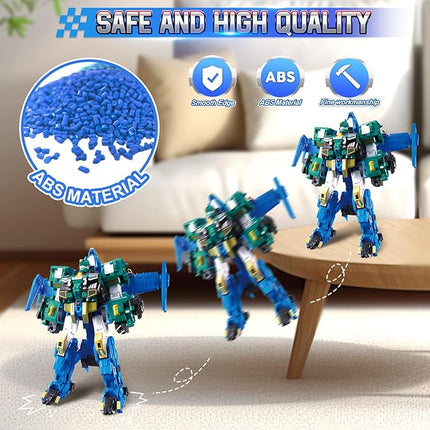 Transformable Robot 3 in 1 Stego Blast Wing, 11.81 Inches, Transforming Toys for Kids, Chariot Toys, Dinosaur Robot for Boys Girls 5 6 7 8 9 10 Years Old