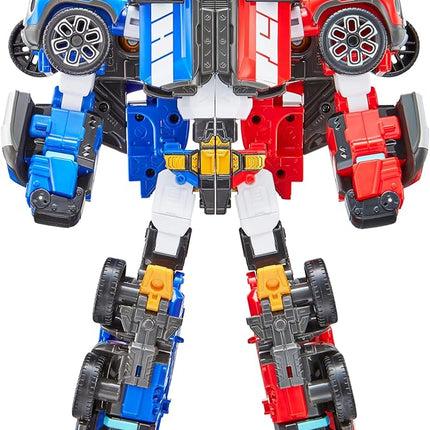 New TOBOT, TOBOT Twins, Youngtoys Transforming Collectible Vehicle to Robot, Heroes Animation Character Toys for Kids 4 and up Transform Toys Cars, Large Size Integration 10-inch