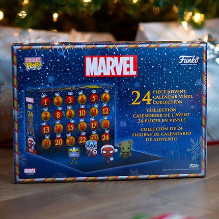 Funko Pop! Advent Calendar: Marvel - 24 Days of Surprises - Collectible Vinyl Mini Figures - Mystery Box - Gift Idea - Holiday Present for Girls, Boys & Kids - Christmas Countdown