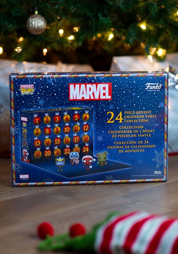 Funko Pop! Advent Calendar: Marvel - 24 Days of Surprises - Collectible Vinyl Mini Figures - Mystery Box - Gift Idea - Holiday Present for Girls, Boys & Kids - Christmas Countdown