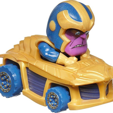 Hot Wheels Marvel RacerVerse 5-Pack of Die-Cast 1:64 Scale Toy Cars with Character Drivers, Use On or Off Hot Wheels Track