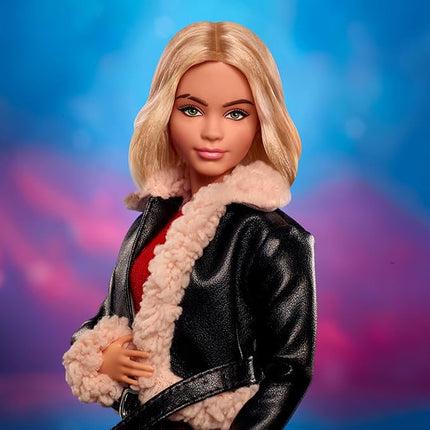 Barbie Ruby Sunday Doll, Dr. Who Collectible Inspired by The Series’ 14th Season with Doll Stand & Certificate of Authenticity