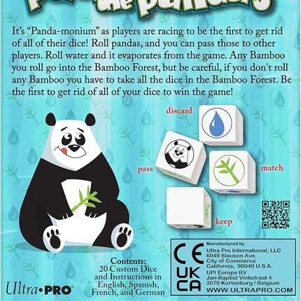 Pass The Pandas - Family-friendly activity, dice rolling game, fun party option, kids' dice game, board game for kids, strategy play, fast-paced fun