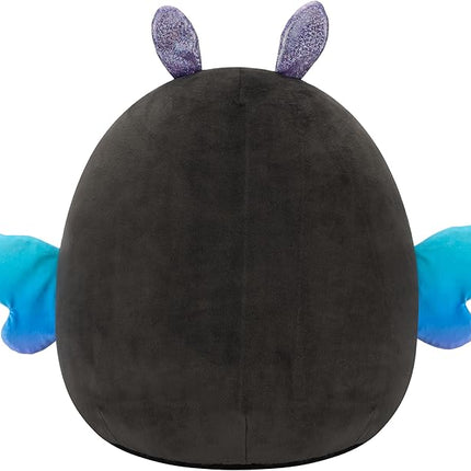 Squishmallows Original 14in Salem The Mischievous Black and Teal Moth – Official Jazwares Plush (Large)