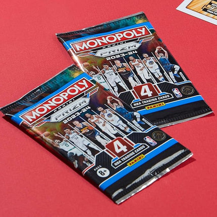 Monopoly Prizm: NBA 2nd Edition Board Game | Monopoly Game with 2023-24 Panini NBA Trading Cards | Ages 8 and Up | 2 to 4 Players | Basketball Games