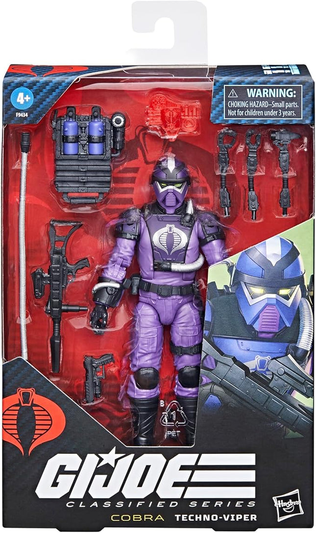 G.I. Joe Classified Series #117, Techno-Viper, Collectible 6-Inch Action Figure with 8 Accessories