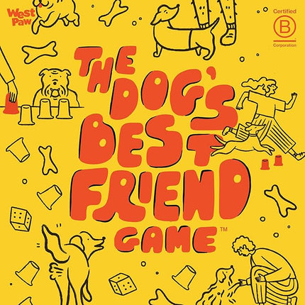 WEST PAW Dog's Best Friend Game™ - Fun Family Game for Kids & Adults - Board, Challenge, & Dog Training Tip Cards Encourage Connection & Positive Reinforcement - Fun Games That Include Your Dog