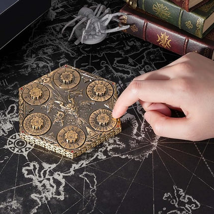 7 in 1 DND Spinner Dice Set Role Playing Board Games Accessories Good Choice Accessories for DM, Gamer and Collector (Gold)