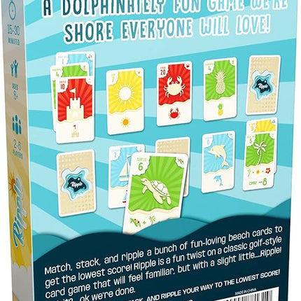 Ripple Card Game - Match, Stack, and Collect Combos on Your Beach. Easy to Learn and Fun for Kids, Teens, & Adults.
