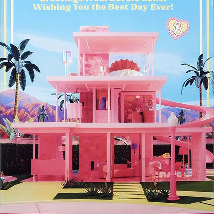 Barbie The Movie Doll, Gloria Collectible Wearing Three-Piece Pink Power Pantsuit with Strappy Heels & Golden Earrings