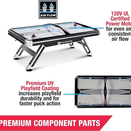 MD Sports Air Hockey Table with Arcade Electronic Scorer, Perfect for Family Game Rooms