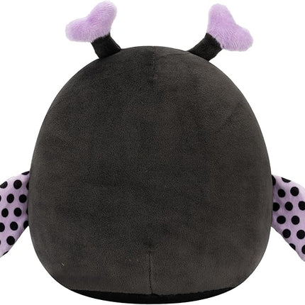 Squishmallows Original 8in Citlalli The Black and Purple Ladybug with Heart Antennae – Official Jazwares Valentine Plush (Little)