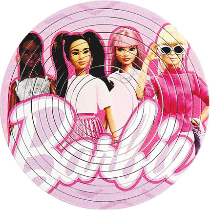 Spin Flip Puzzle: Barbie Glam Girls, 3D Puzzle, Challenging, Fun, Interactive Brain Teaser for Kids and Adults, Stimulates Creativity