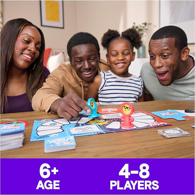 Spin Master Games, Beat The Parents, 2025 Edition with New Challenges & Cards, Friendly Competition Family Game, Family Game Night, 4-8 Players, for Ages 6 & Up