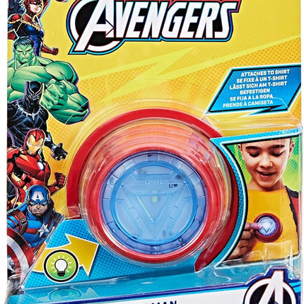 Marvel Avengers Iron Man Light-Up Arc Reactor Electronic Roleplay Toy, Super Hero Toys for Kids Ages 5 and Up