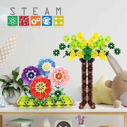 PicassoTiles Building Chip Interlocking Disc Construction Blocks in Black Color STEM Learning Early Education Toy Engineering Playset Child Brain Development for Toddlers Girls Boys Kids Age 3+ PTF108